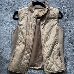 Quilted Tan Vest